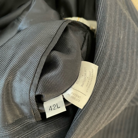 DANIEL CREMIEUX COLLECTION x Loro Piana Wool Suit in Heather Navy Size 42 L - Picture 9 of 14